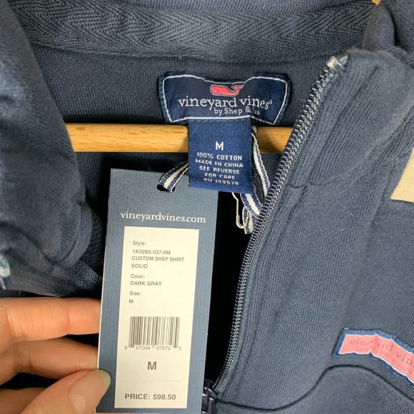 Vineyard Vines Custom Shep Shirt 1/4 Zip Size M - Picture 2 of 3